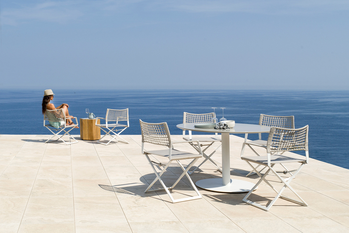 T Table Dia 125Cm H75Cm B