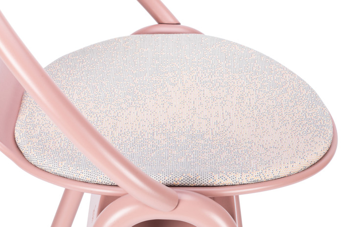 Ton Grand Slam Barstool Taupe Pink Milkyway Powder 6