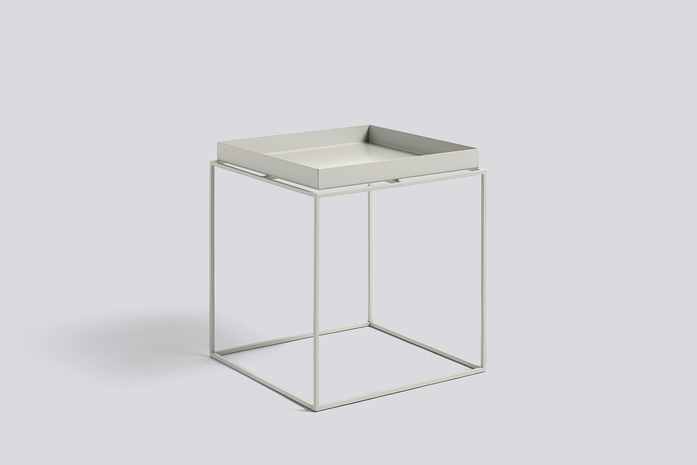 Tray Table 40X40 Warm Grey