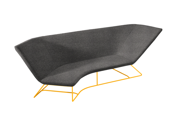 Ultrasofa Canap Miel Iris Grise
