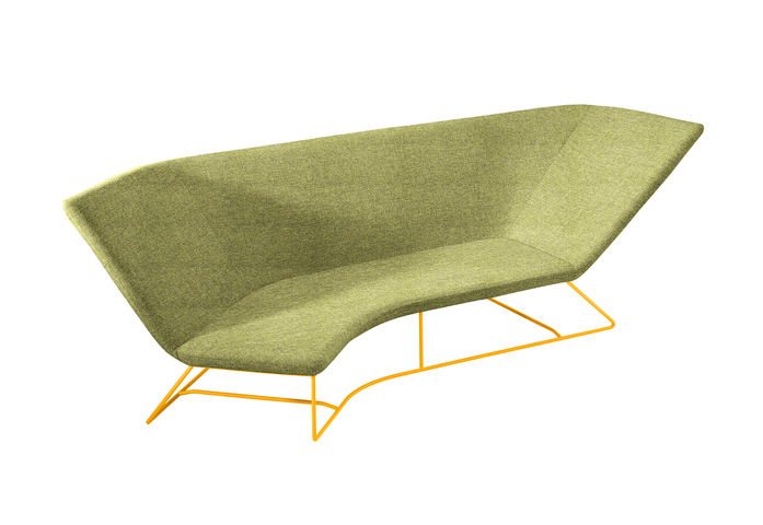 Ultrasofa Canap Miel Vert Amande