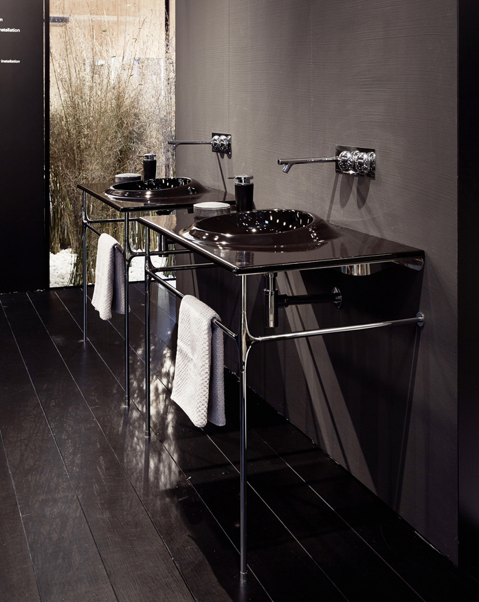 Waschtisch Metallrack