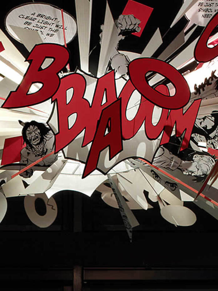 Comic Explosion Detail