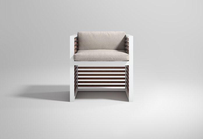 Dna Teca Armchair White