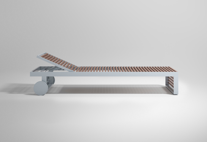 Dna Teca Chaiselongue Anodized