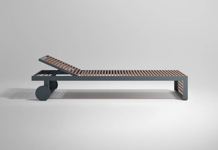 Dna Teca Chaiselongue Anthracite