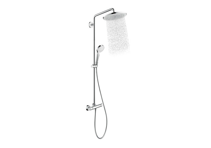 Hansgrohe Croma Select280 Showerpipe Water