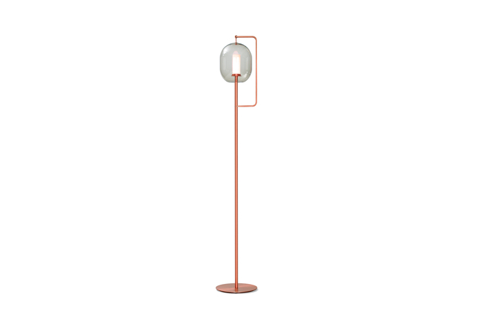 Lantern Light Floor Lamp Tall Copper 01