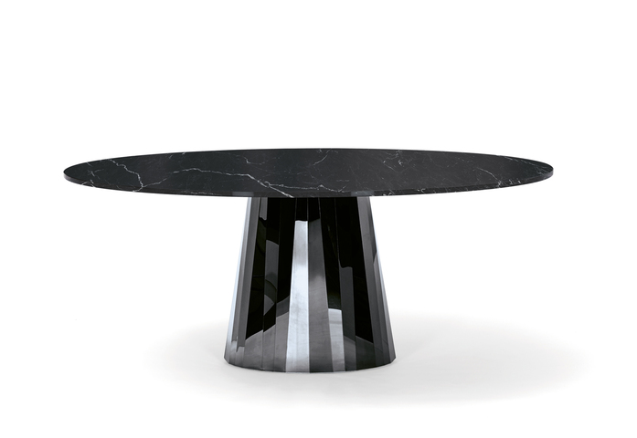 Pli Table Black Marble Black 01