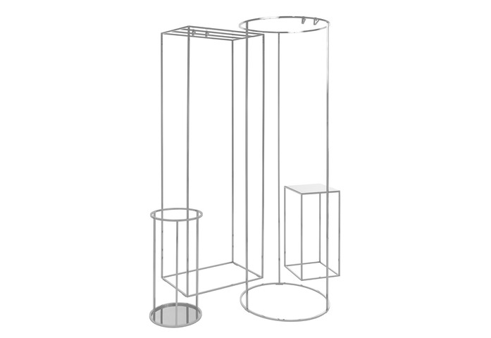 Rack Garderobenstaender Garderobe Schirmstaender Beistelltisch Ablage Rauchchrom Schoenbuch Fr 3
