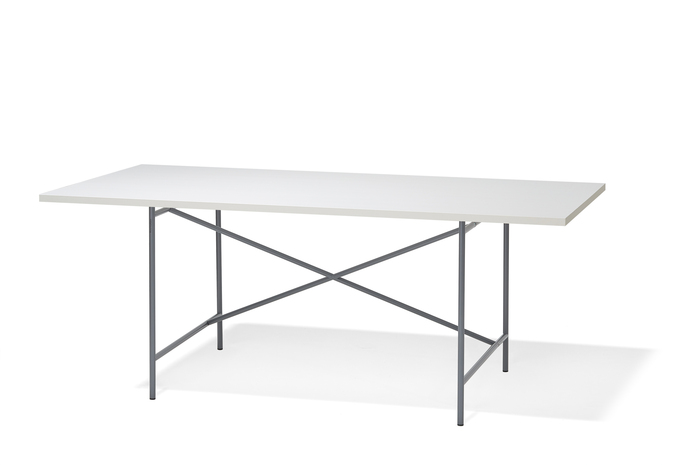 Rl Eiermann1 Basaltgrau Tischlerspanplatte Weiss