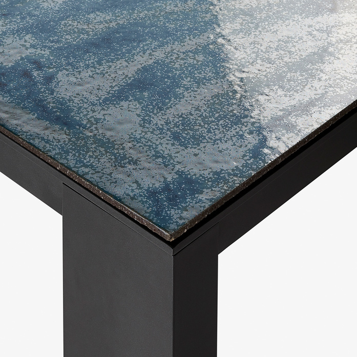 Solpuri Elements Table Lava Royal Blue Detail