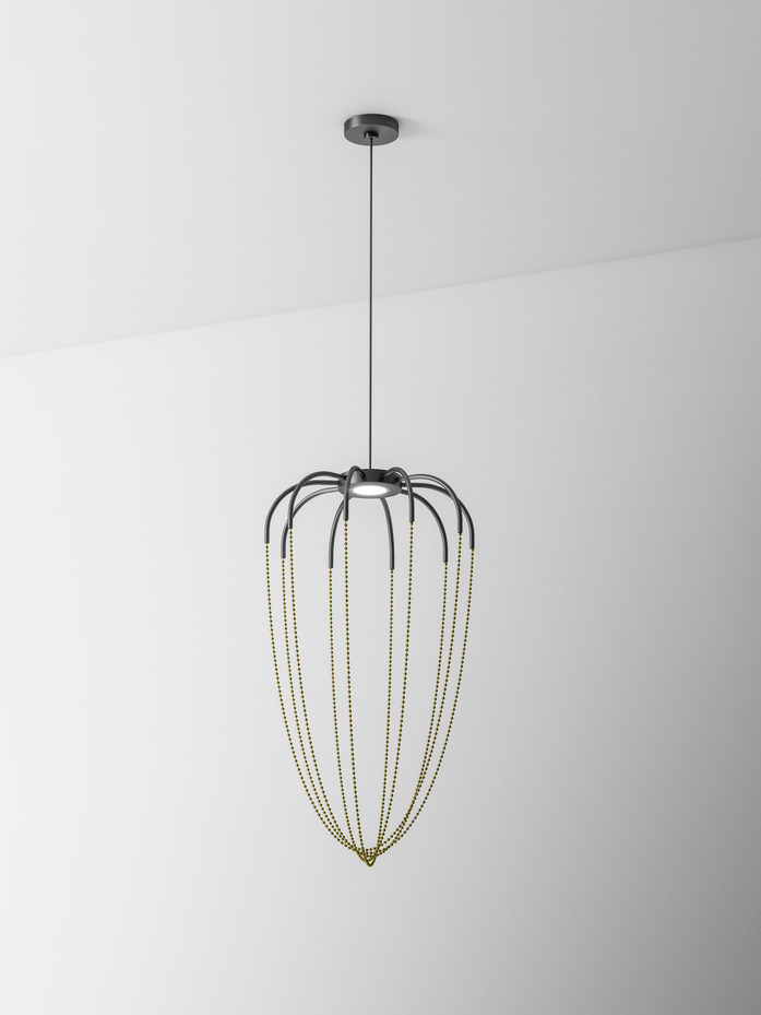 Spalys43 Anthracite Natural Brass