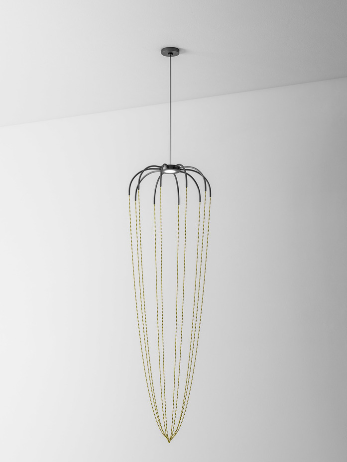 Spalys51G Anthracite Natural Brass
