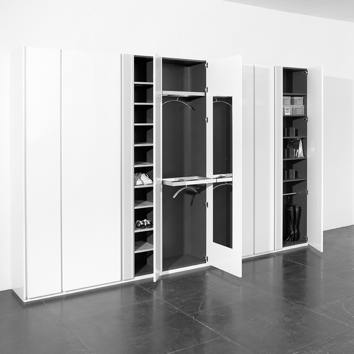 Stripes Schrank Stauraum Schuhschrank Kleiderschrank Lichtelement Weiss Schoenbuch Am 18