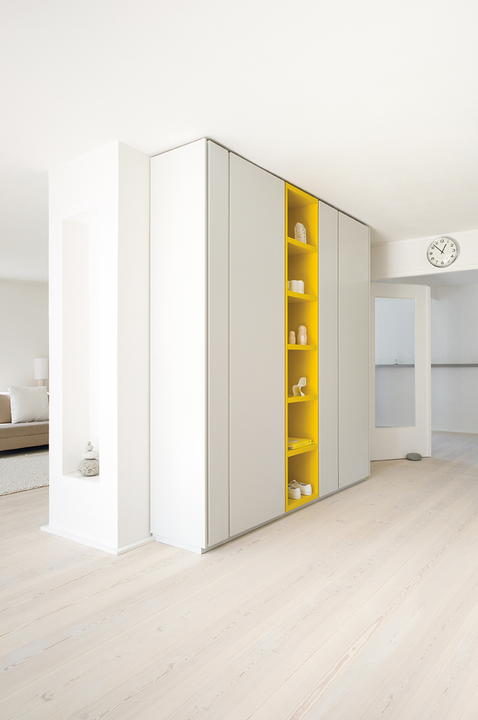 Stripes Schrank Stauraum Schuhschrank Regal Weiss Zitrusgelb Schoenbuch Am 1