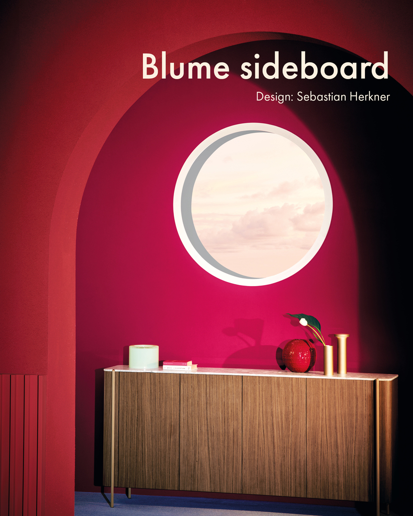 Blume sideboard, designed by Sebastian Herkner