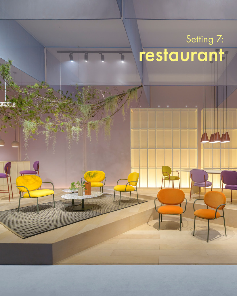 #PedraliColoursofLightness / Setting 7: restaurant