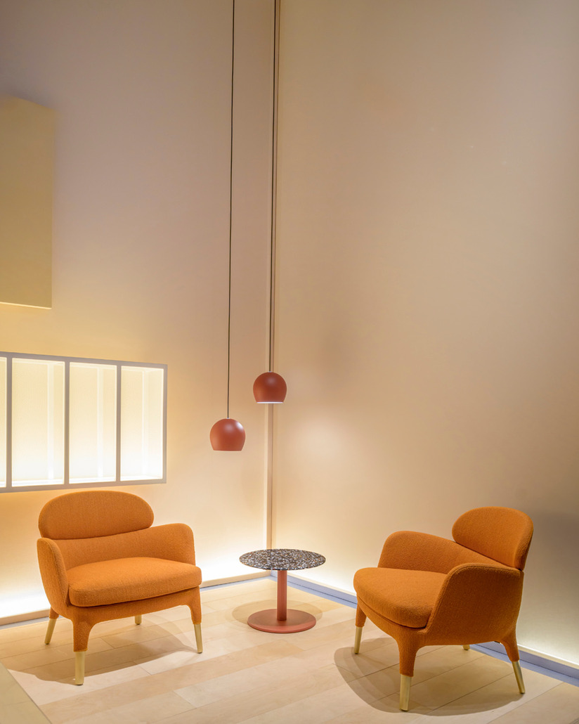 #PedraliColoursofLightness / Setting 4: Hotel lounge area