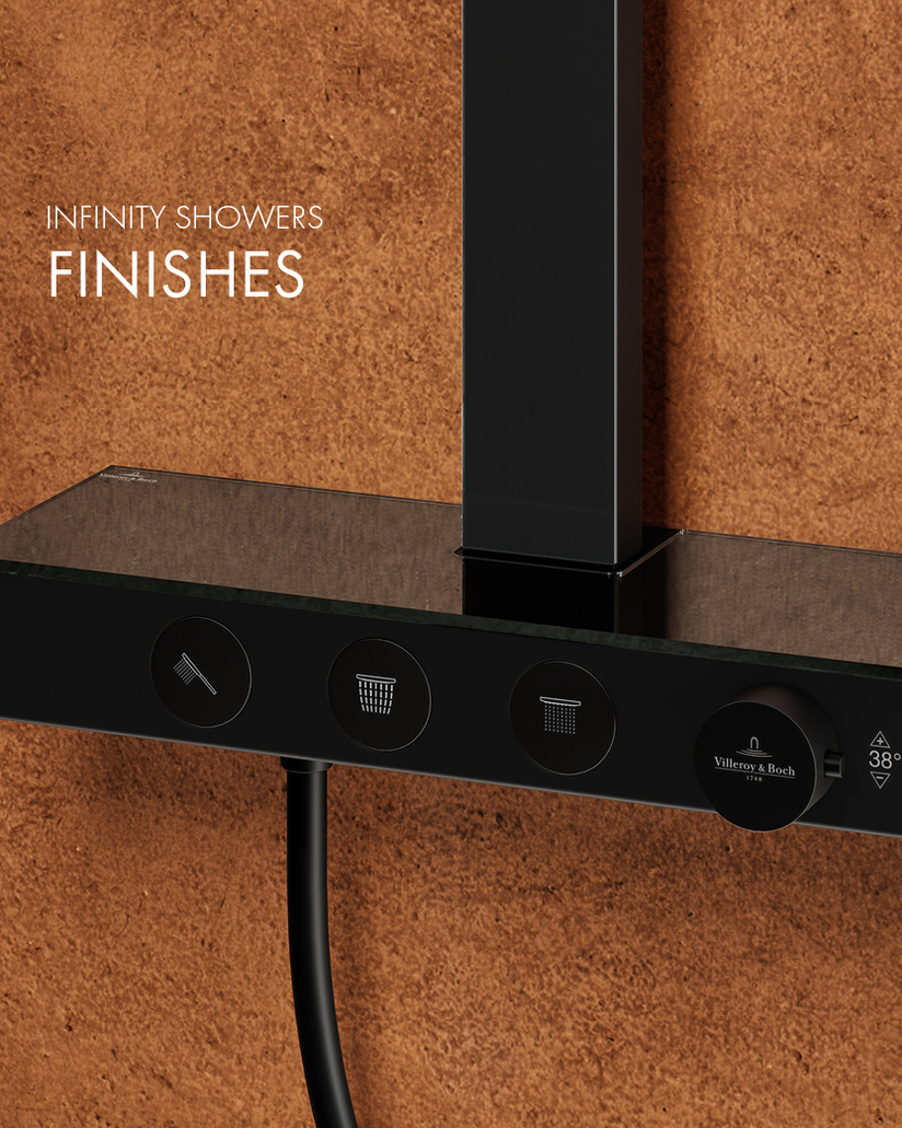 Finishes Infinity Showers by Villeroy & Boch