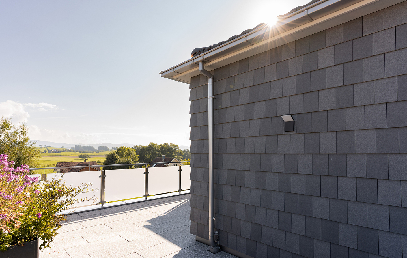 Image gallery concrete shingle "Pixel" from Rieder