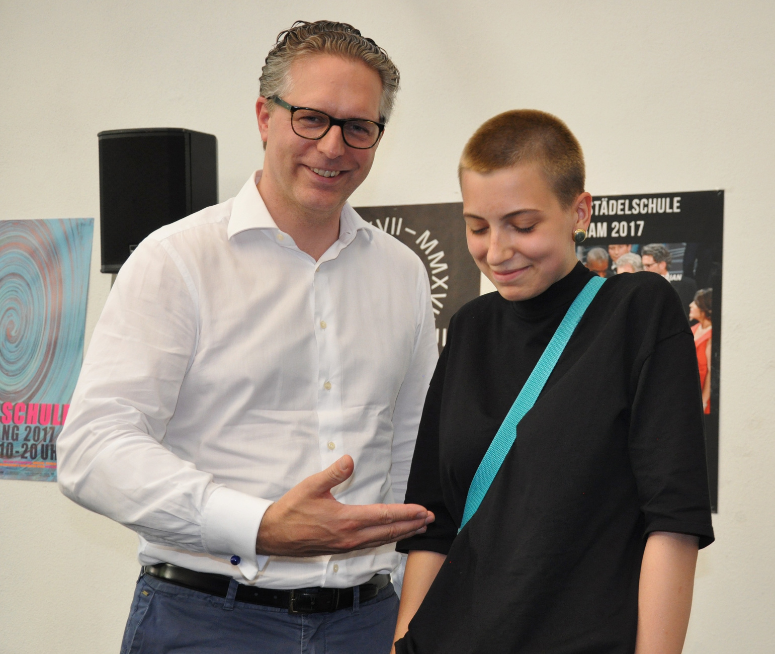 Robert Volhard, Stylepark, mit Preisträgerin Ada Raczka