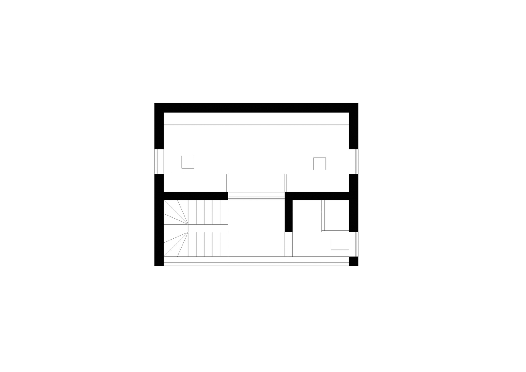 Boris Bernaskoni: little tower house, floor plan upper floor