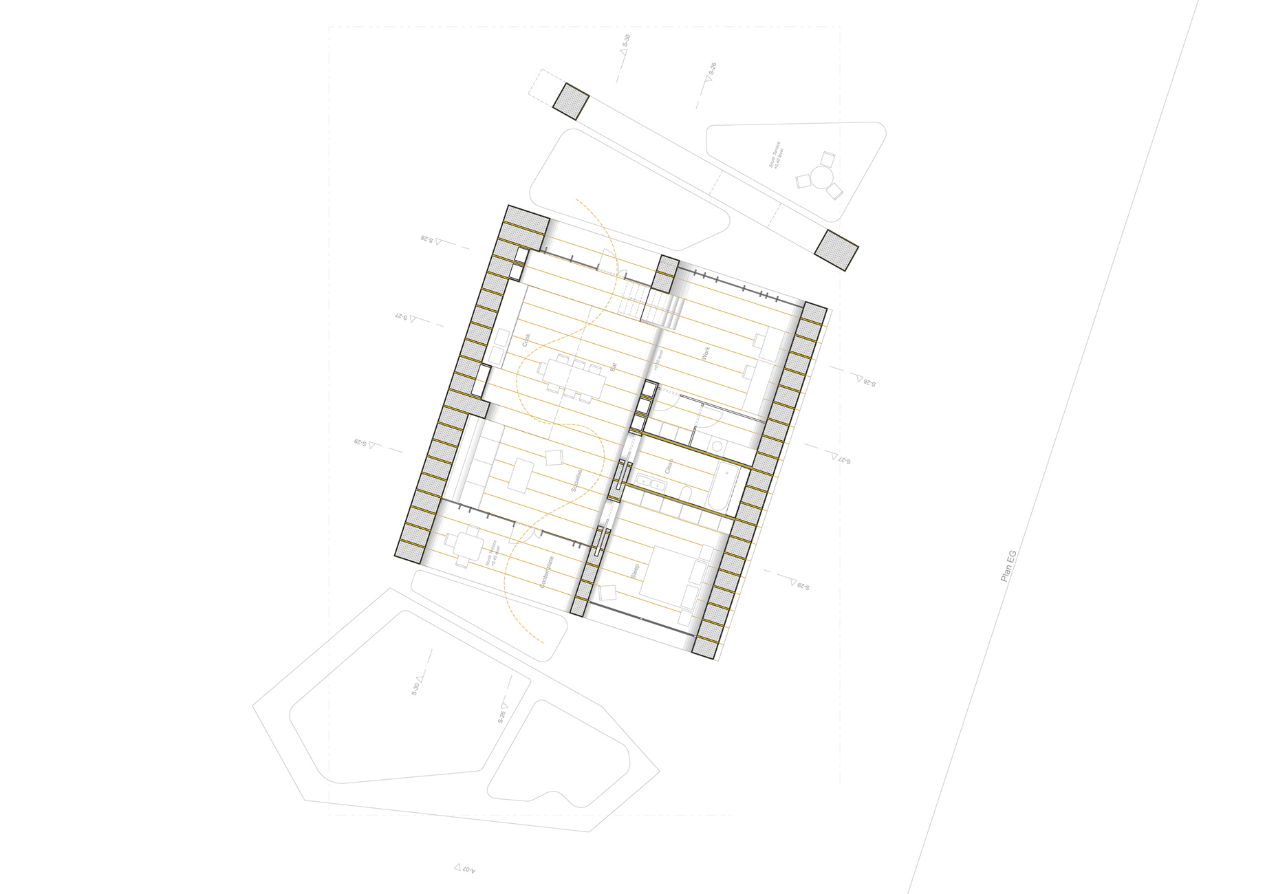 Segment house, Jürgen Mayer H., Floor Plan