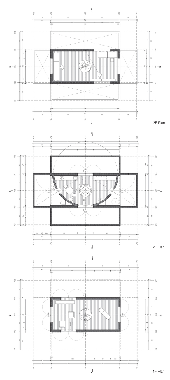 Pezo von Ellrichshausen, Experimenta Urbana, Ways of Life, Floor plans
