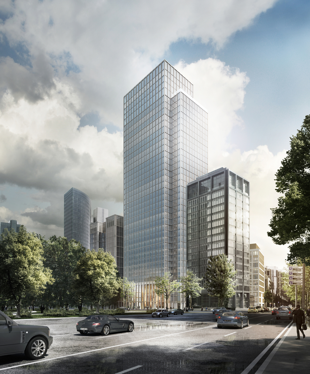 Marienturm-Frankfurt-Müller Reimann-Rendering