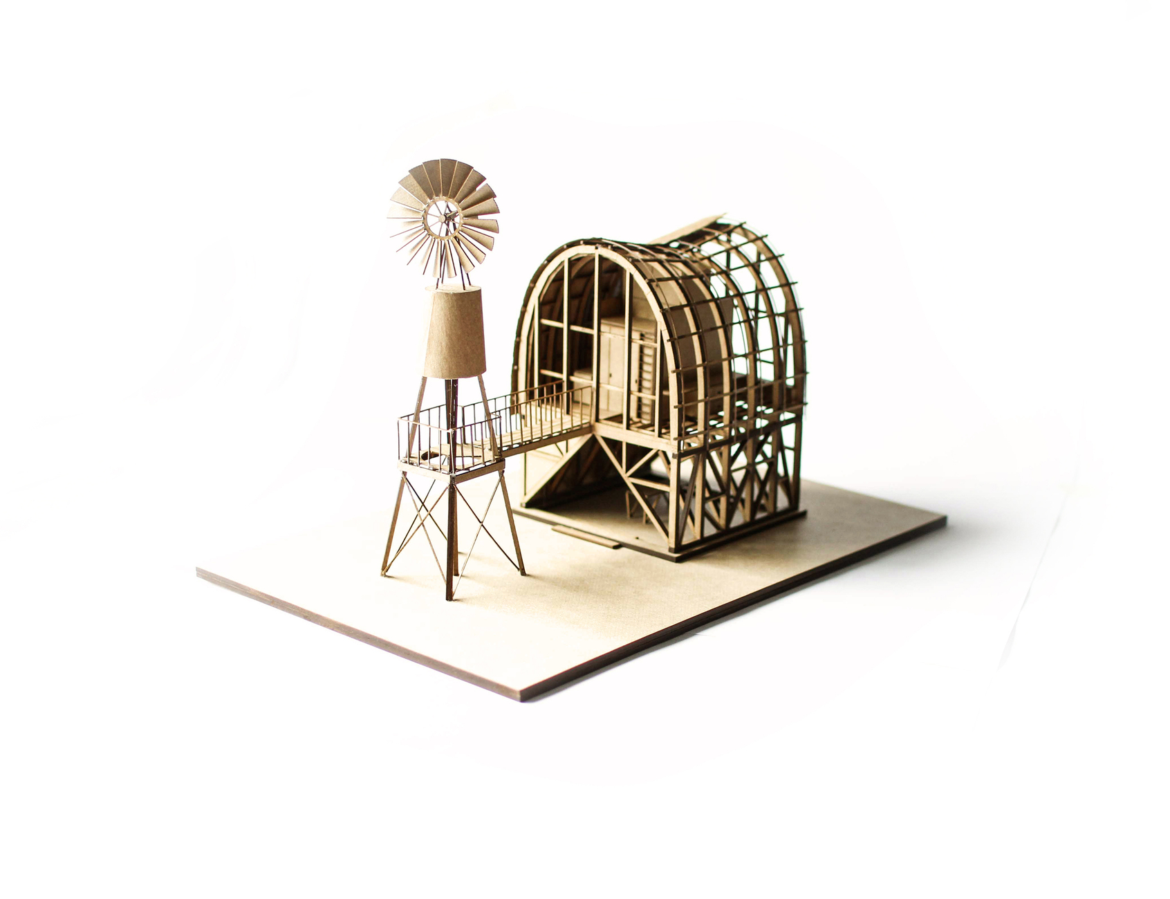 Anna Heringer: Small frame house with wind wheel