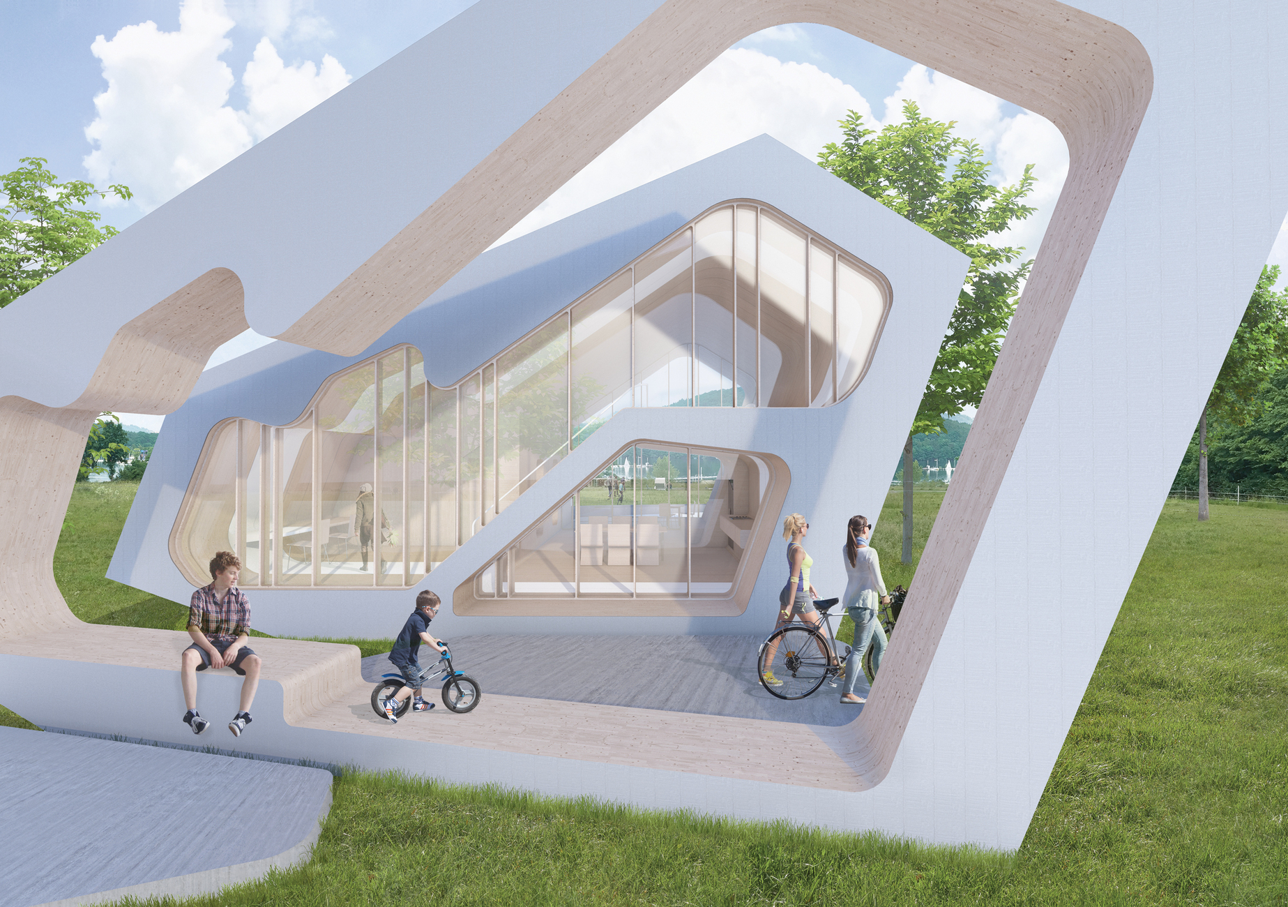 Segment house, Jürgen Mayer H., Rendering