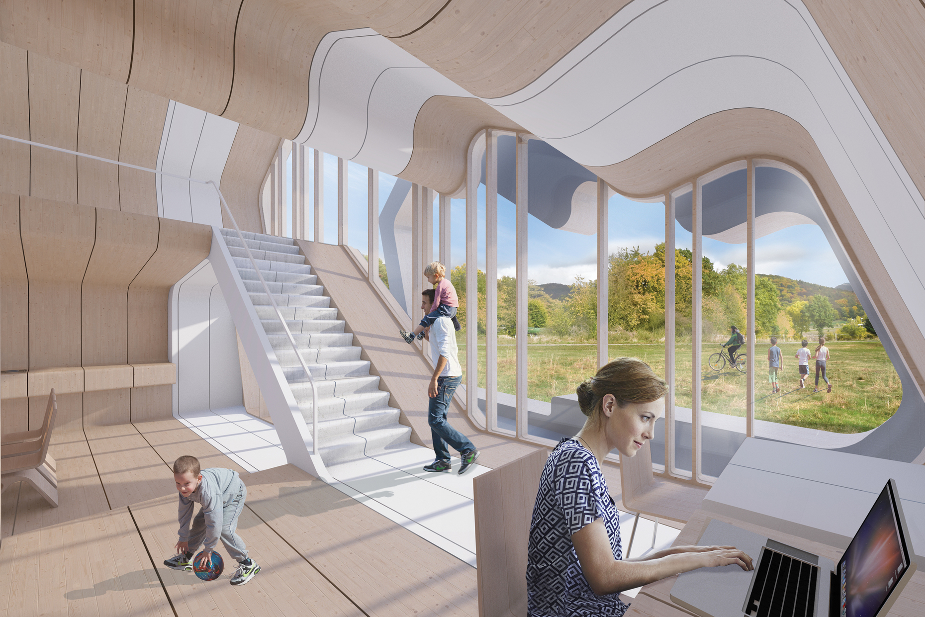 Segment house, Jürgen Mayer H., Rendering 2