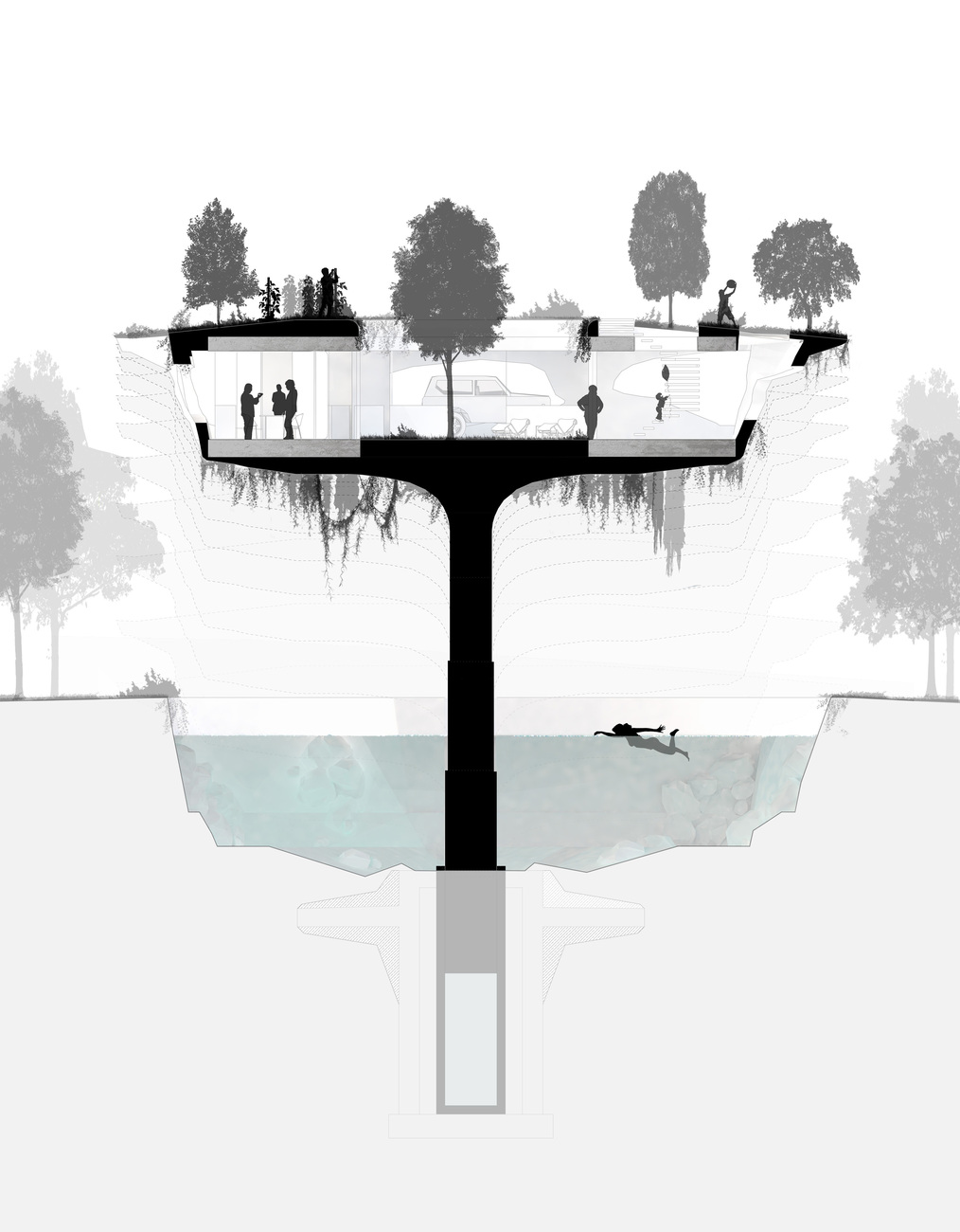 NOA, Upliftable House, Section