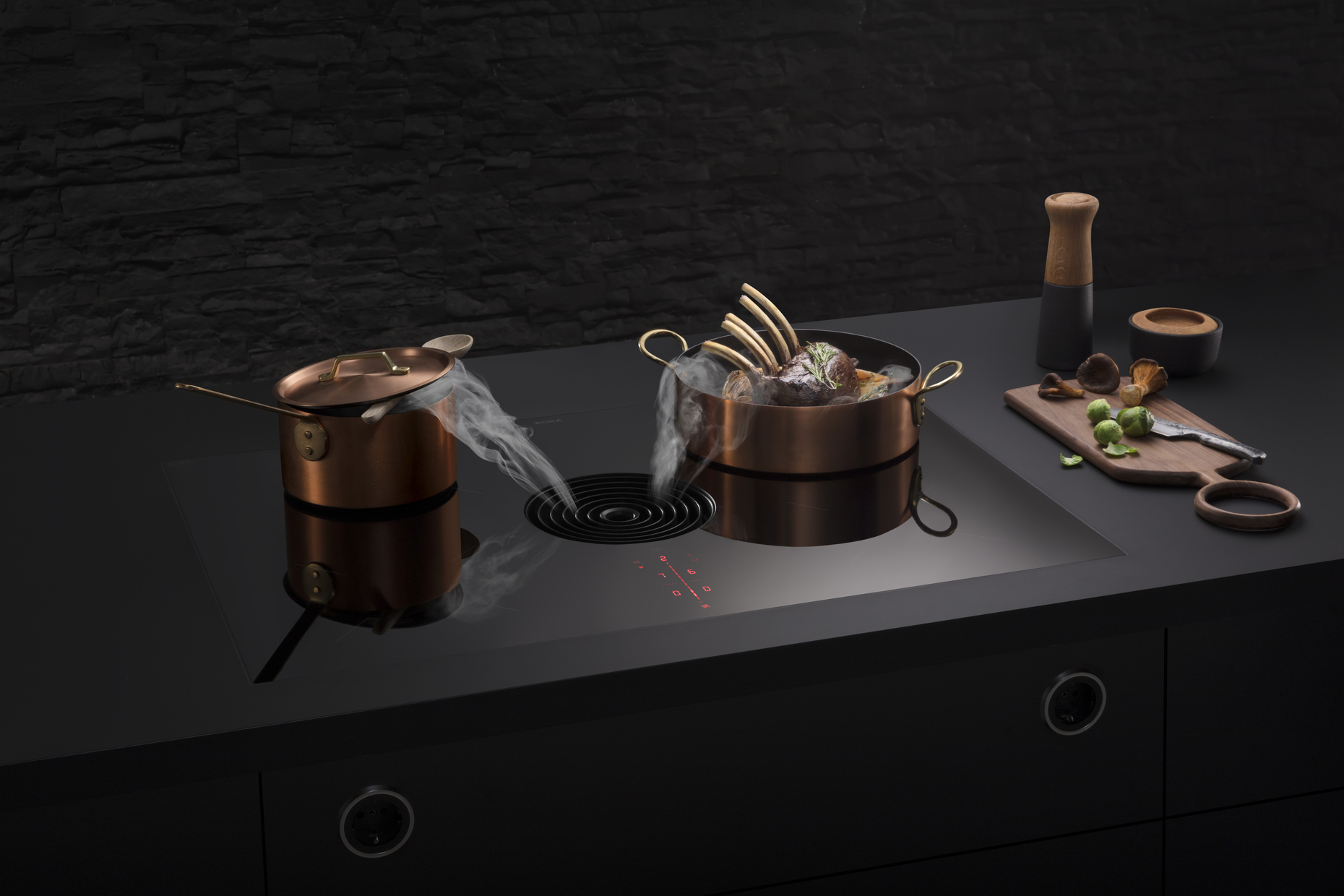Bora dresses pioneering technology in exemplary industrial design. A product that does not make formal jokes, but consistently focuses on function.