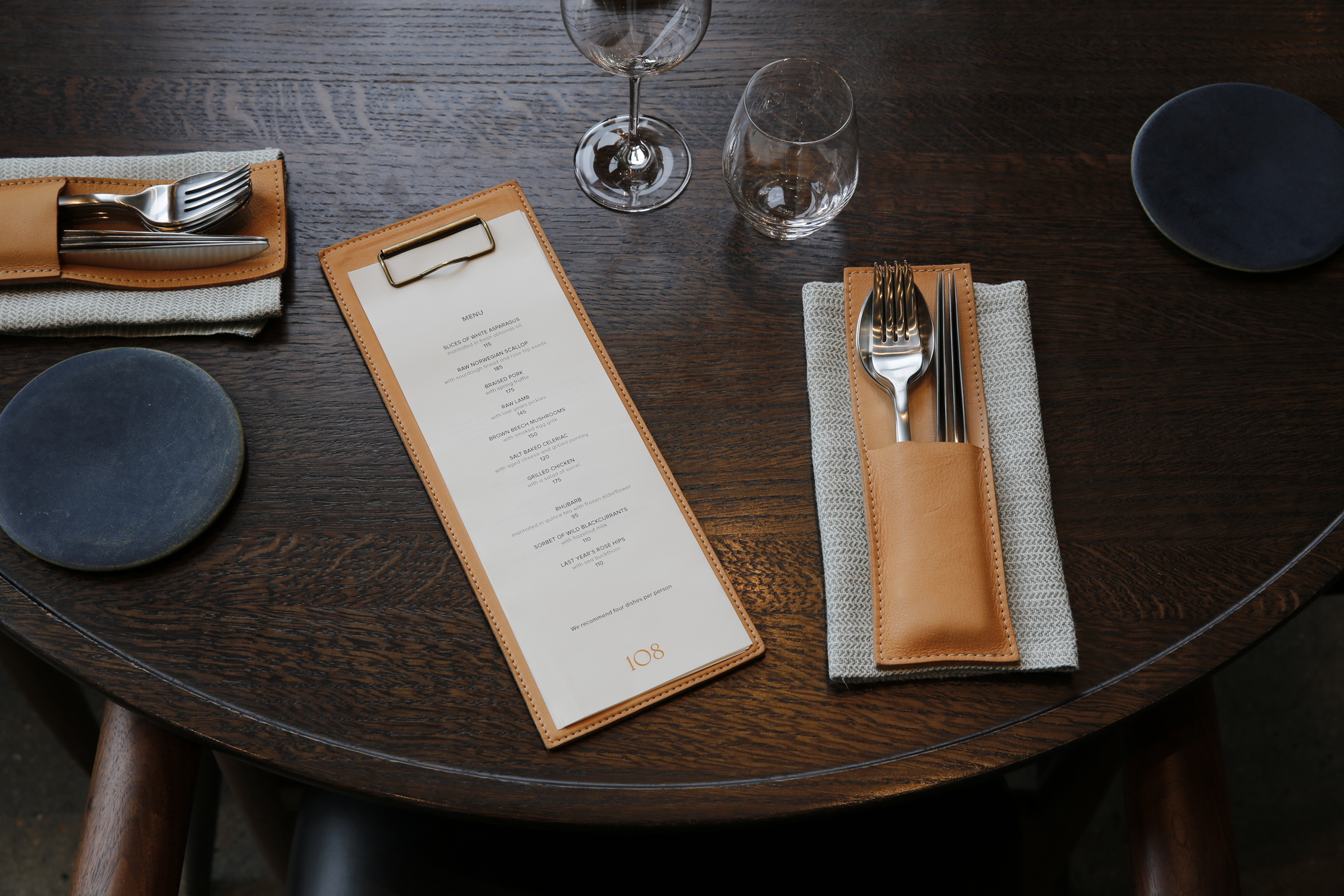 Restaurant 108 Tablenoir Cutlery