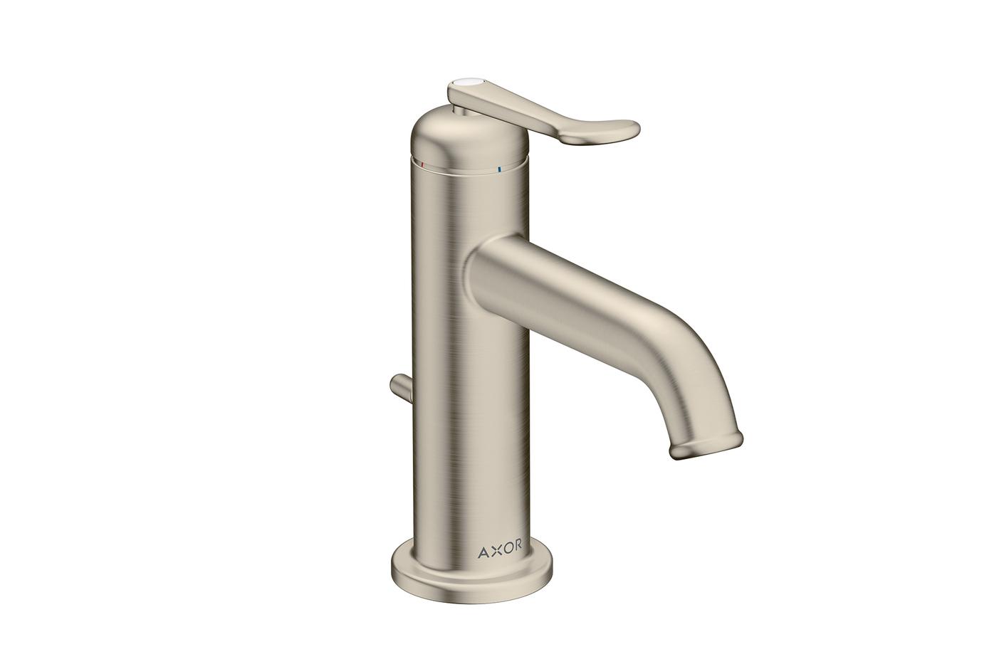 AXOR Archivio Single lever basin mixer 90 CoolStart with pop-up waste set | Brushed Nickel