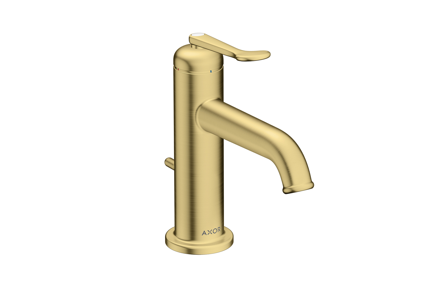 AXOR Archivio Single lever basin mixer 90 CoolStart with pop-up waste set | Brushed Brass