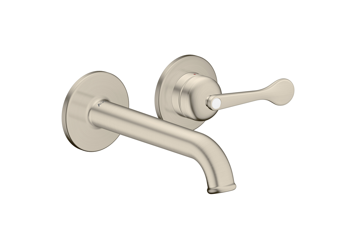 AXOR Archivio Single lever basin mixer for concealed installation wall-mounted with spout 160 mm | Brushed Nickel