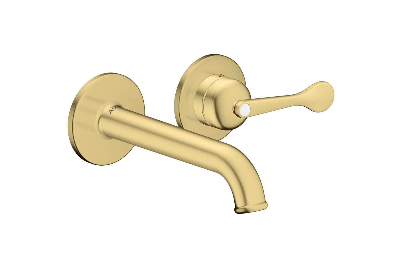 AXOR Archivio Single lever basin mixer for concealed installation wall-mounted with spout 160 mm | Brushed Brass