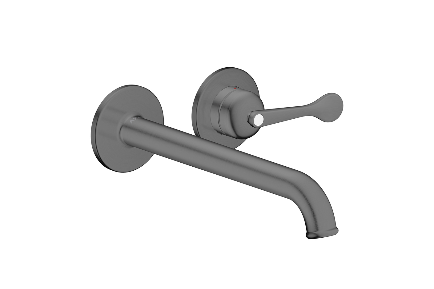 AXOR Archivio Single lever basin mixer for concealed installation wall-mounted with spout 220 mm | Brushed Black Chrome