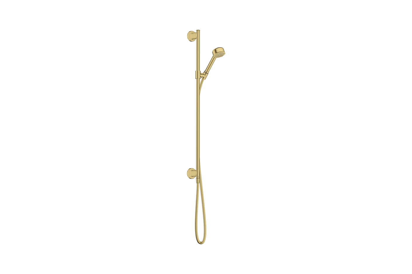 AXOR Archivio Shower set 85 1jet EcoSmart with wall connection | Brushed Brass