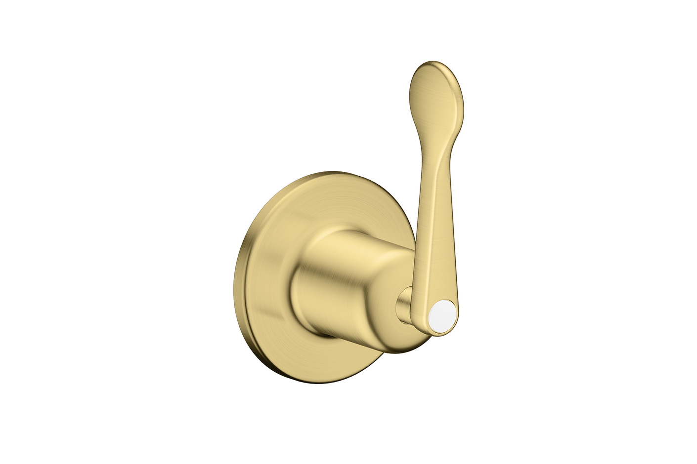 AXOR Archivio Shut-off valve for concealed installation with lever handle | Brushed Brass