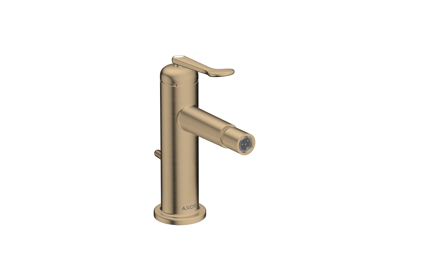 AXOR Archivio Single lever bidet mixer with pop-up waste set | Brushed Bronze