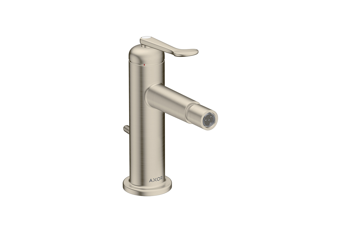 AXOR Archivio Single lever bidet mixer with pop-up waste set | Brushed Nickel