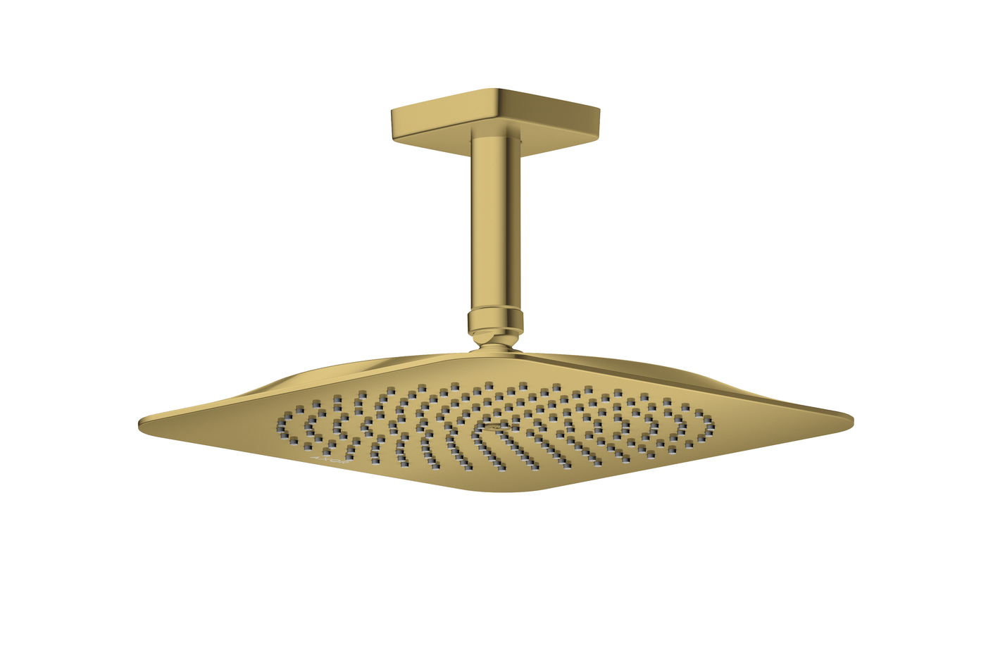 AXOR Citterio C Overhead shower 270/270 1jet with ceiling connector | Polished Gold Optic