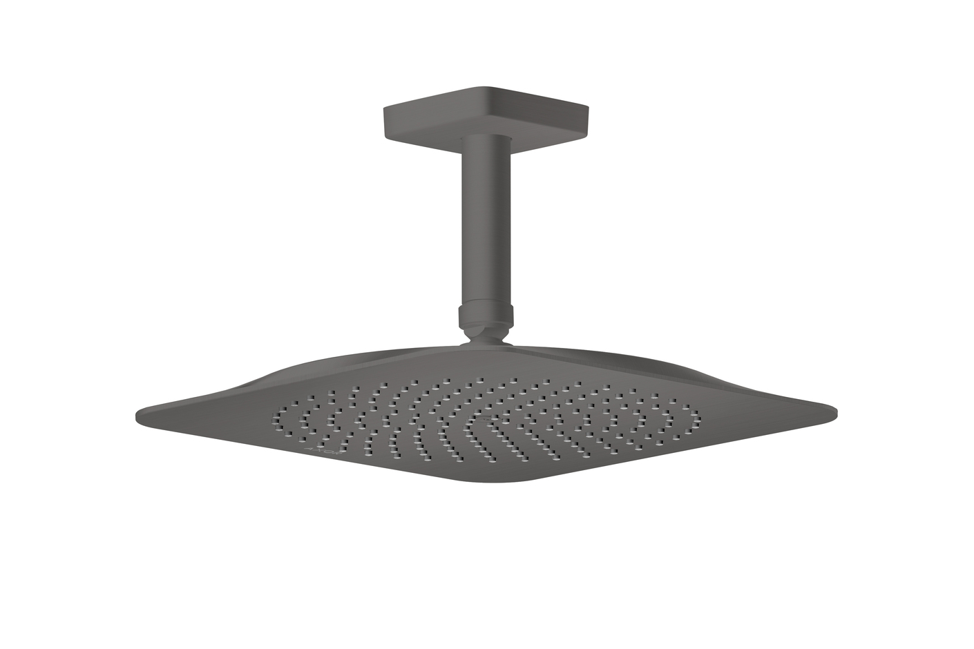 AXOR Citterio C Kopfbrause 270/270 1jet EcoSmart+ mit Deckenanschluss | Brushed Black Chrome
