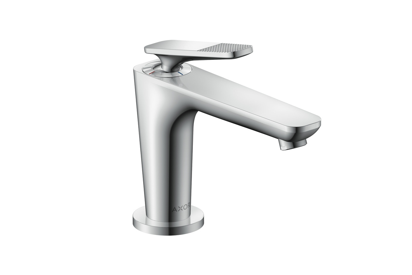 AXOR Citterio C Einhebel-Waschtischmischer 90 mit CoolStart für Handwaschbecken und Ablaufgarnitur - Cubic cut