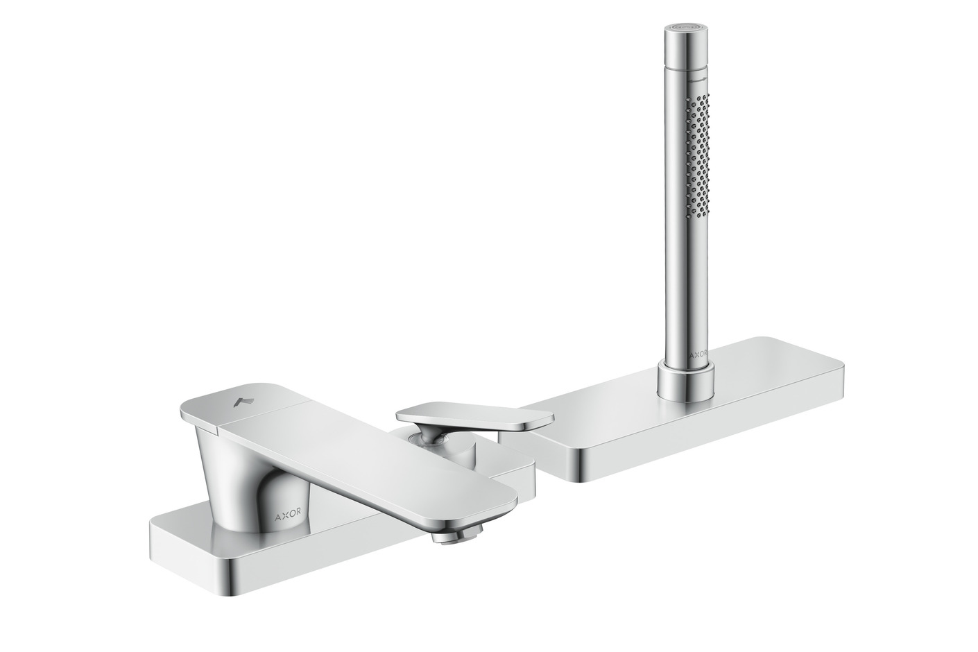 AXOR Citterio C 3-hole rim mounted single lever bath mixer with sBox