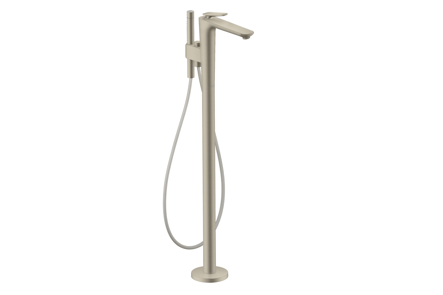 AXOR Citterio C Einhebel-Wannenmischer bodenstehend | Brushed Nickel